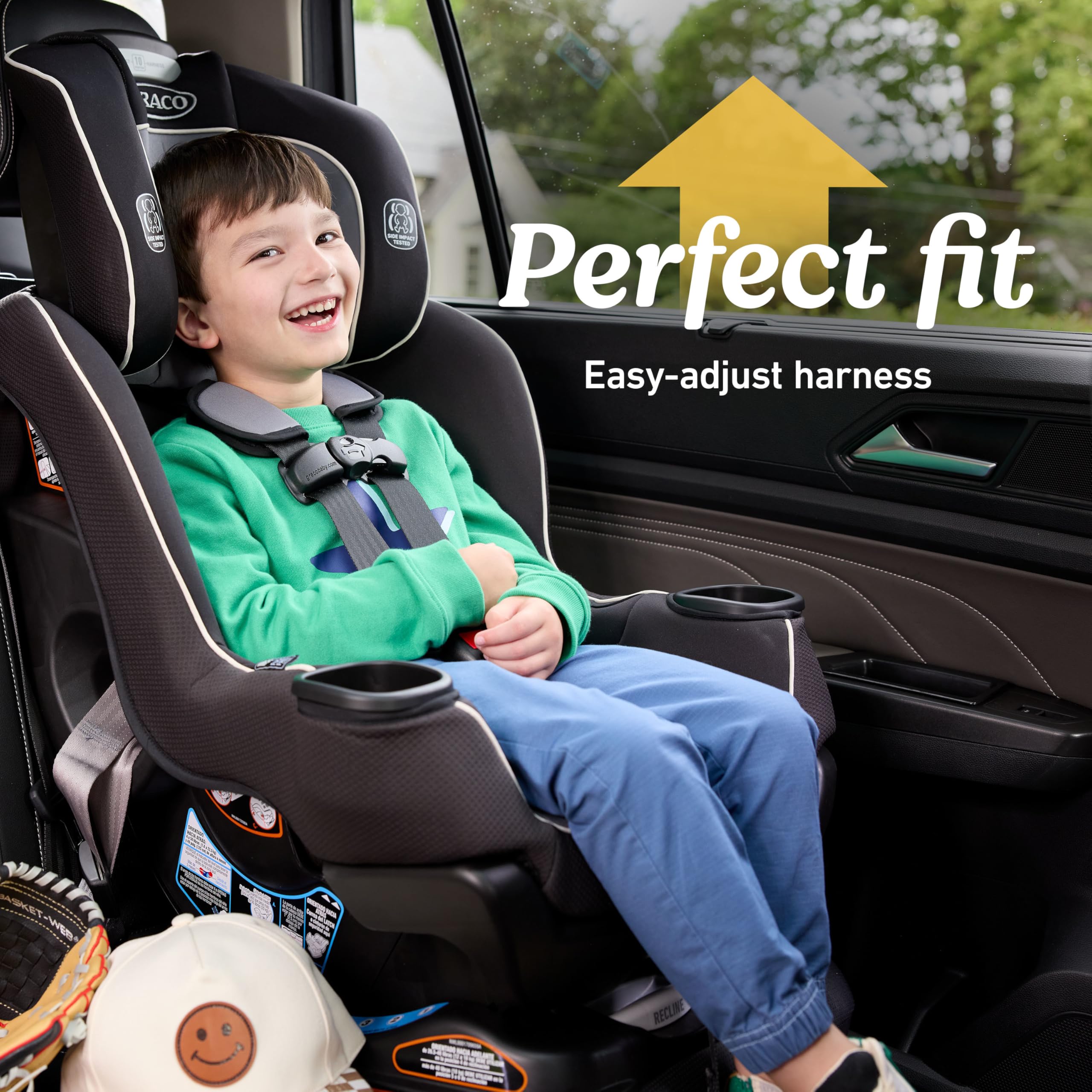 Amazon.com : Graco Extend2Fit Convertible Car Seat, Rear and